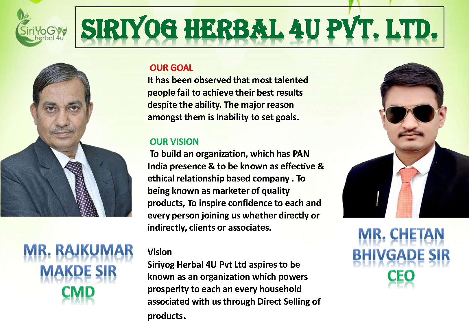 SIRIYOG4U BUSINESS PLAN