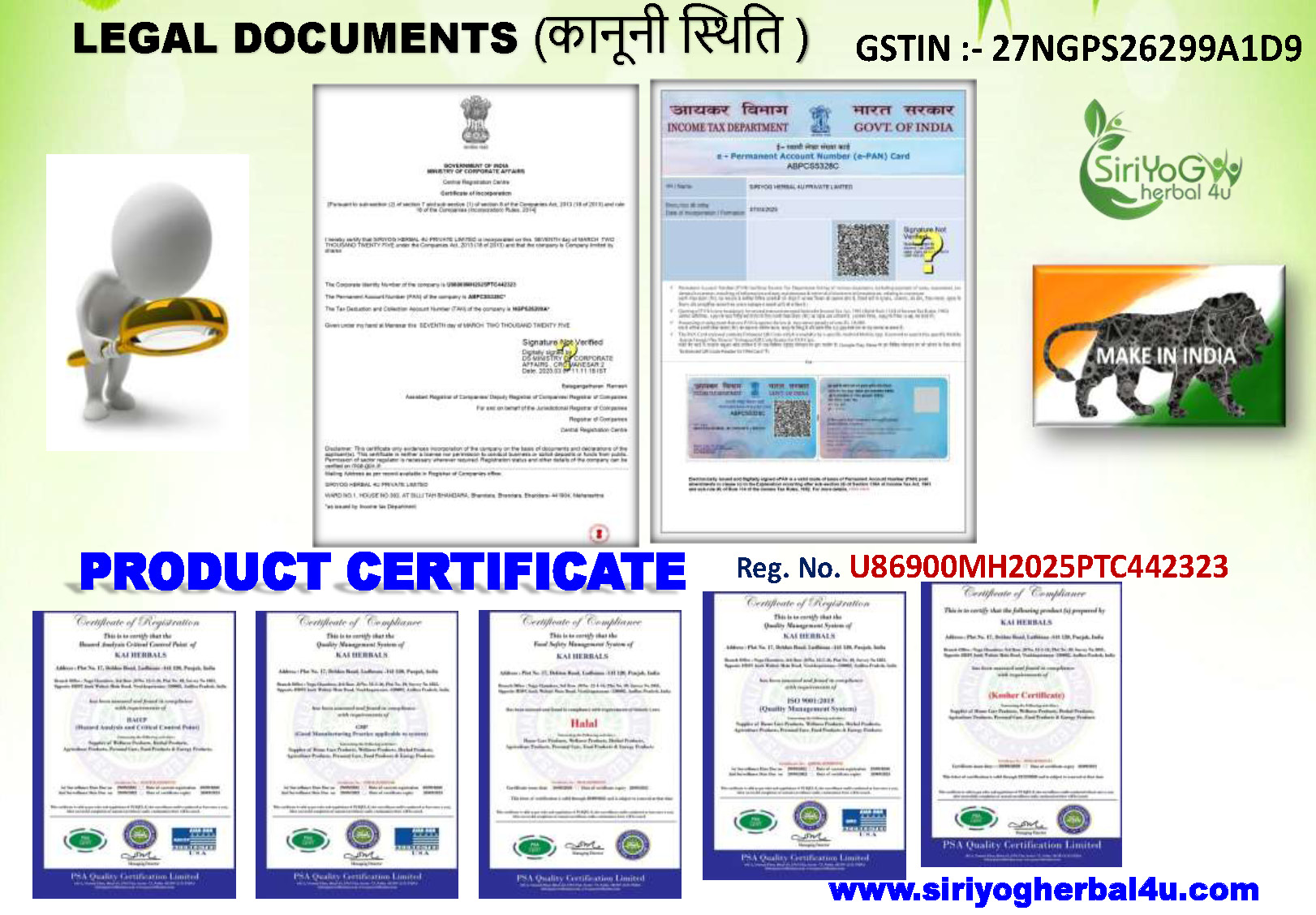 SIRIYOG4U BUSINESS PLAN